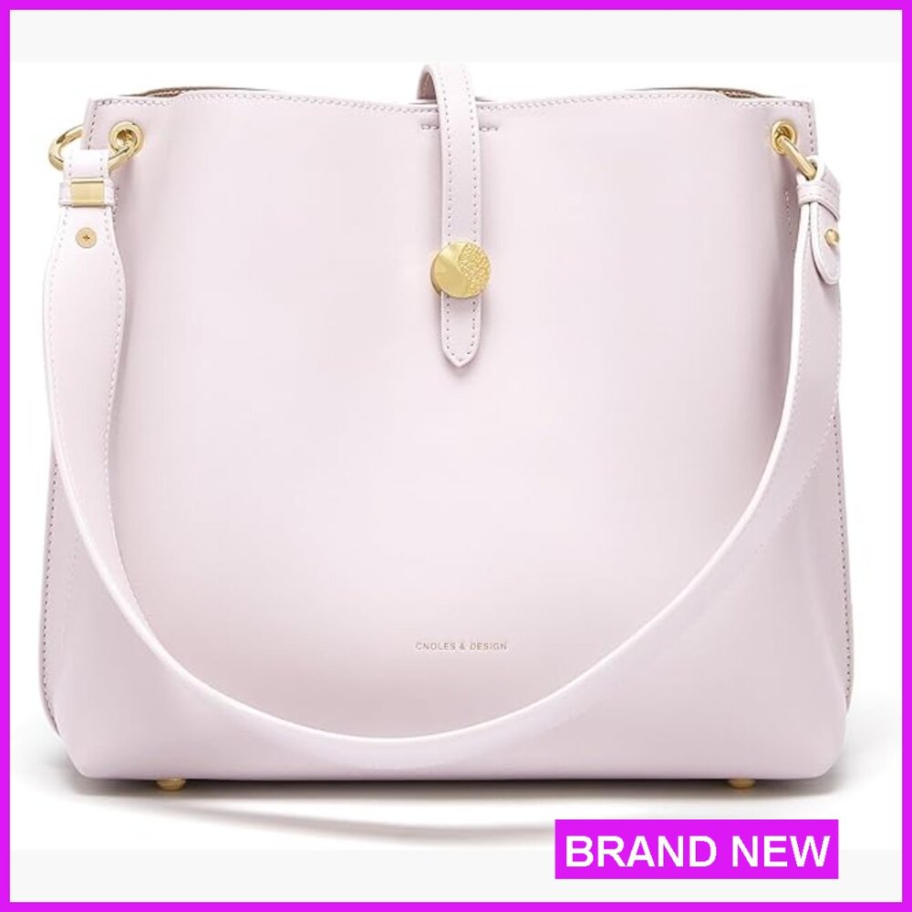Genuine Leather Tote Bag Designer Top Handle Shoulder Satchel Fashion Hobo